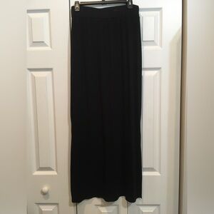 a.n.a skirt long black size S stretch